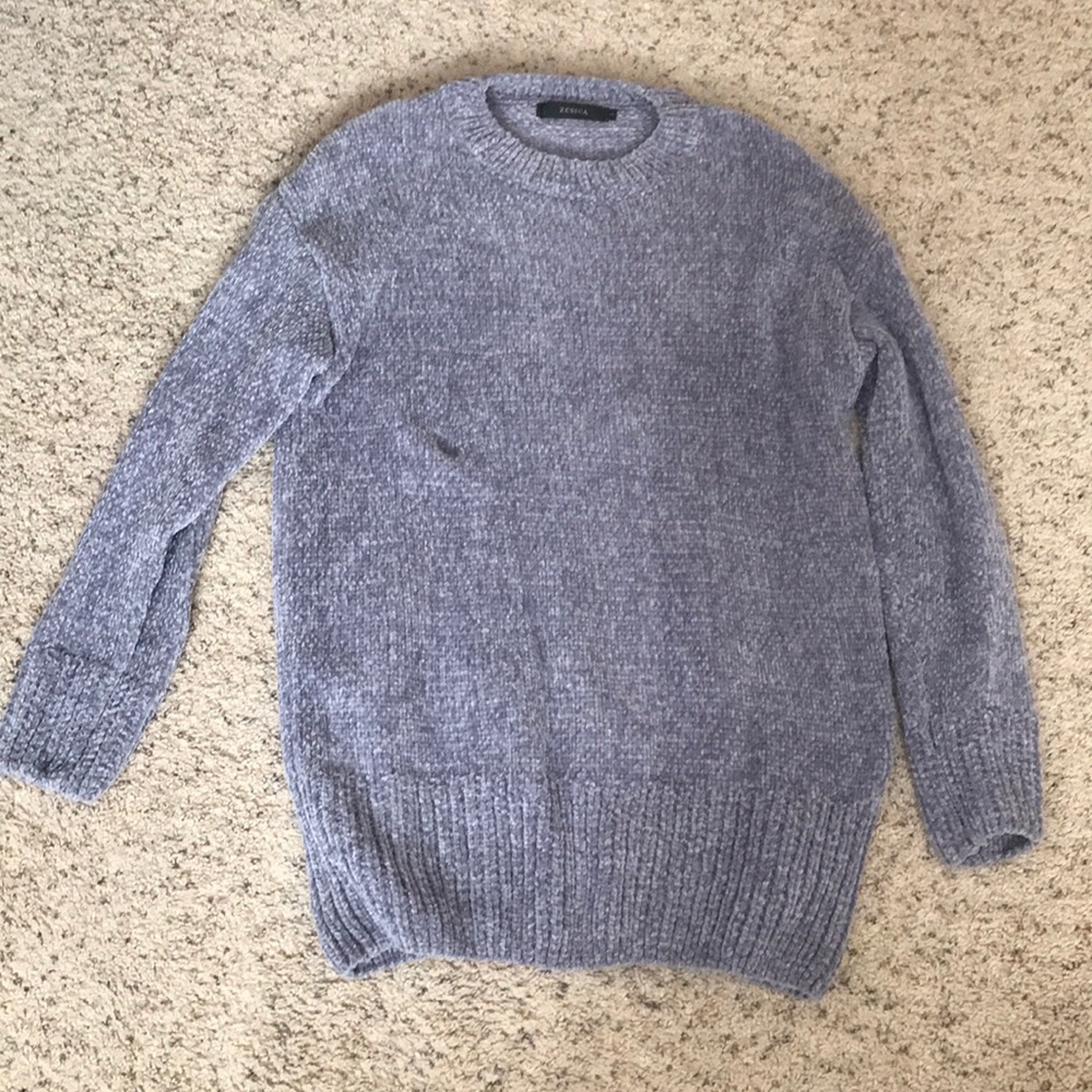 Ribbed Parry Winkle sweater